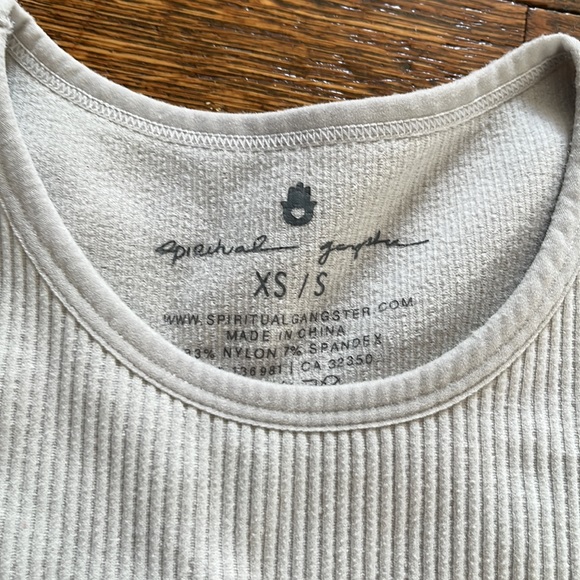 Spiritual Gangster Serene Twist Back Long Sleeve - Picture 3 of 10